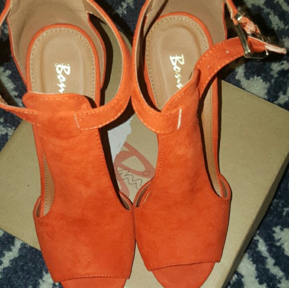 Chunky heel shoes